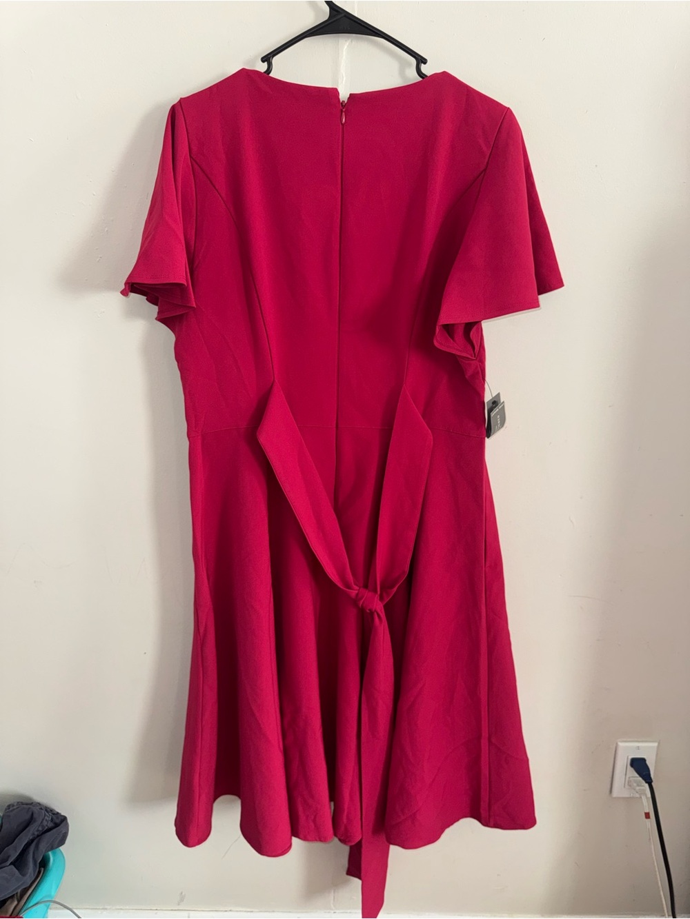 Lane Bryant Lena V-Neck Level-Hem Midi Dress Size 16 NEW - Picture 6 of 7